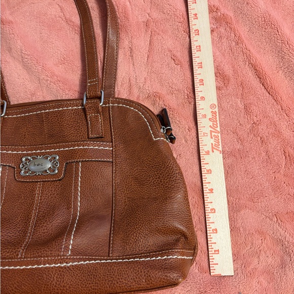 b.o.c. Born Concepts Brown Shoulder Bag Faux Leather Tote Purse - Picture 3 of 7